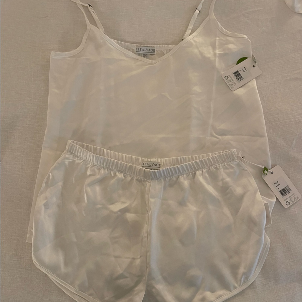 White PJ Salvage Set (never worn)